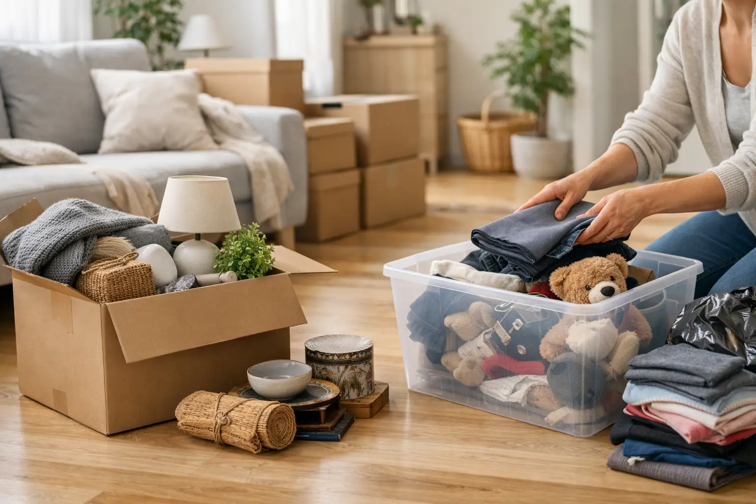 Wohnung vor Umzug entrümpeln ohne Zeitdruck