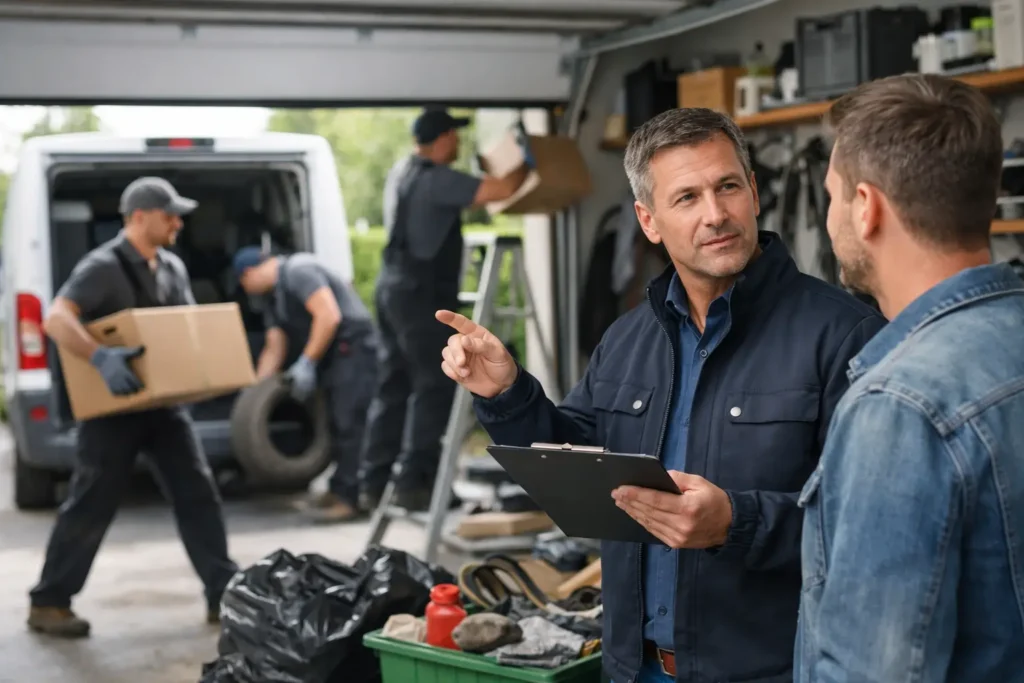 Garage professionell räumen lassen: So geht's
