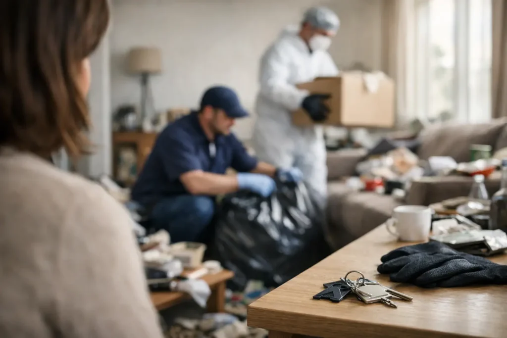 Messie Wohnung diskret räumen lassen, ohne Druck