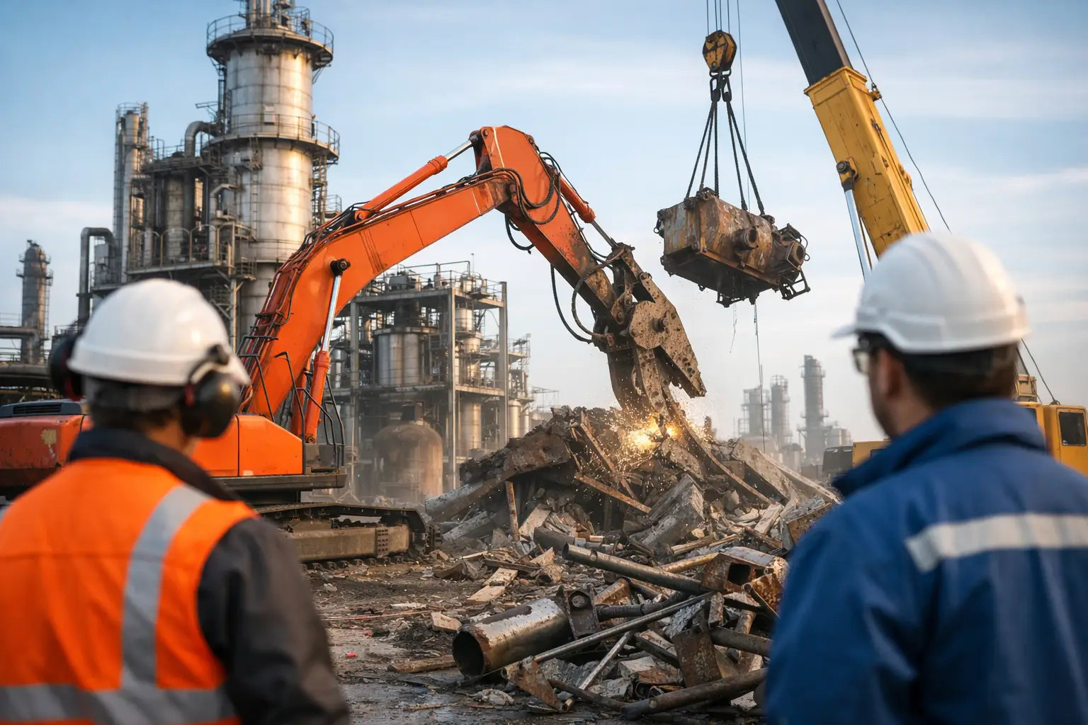 Service für den Rückbau industrieller Anlagen